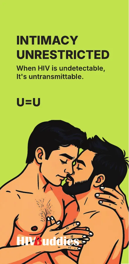Postcard: Intimacy Unrestricted — when HIV is undetectable, it's untransmittable